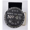 Image 1 : Newhouse SNOC 4 1/2 Wolf Trap Pan Belt Buckle
