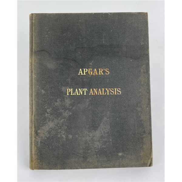 Apgar's Plant Analysis 1874