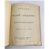 Image 3 : Apgar's Plant Analysis 1874