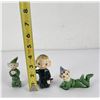 Image 10 : Vintage Elf Pixie Figurine Lot Porcelain