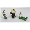 Image 1 : Vintage Elf Pixie Figurine Lot Porcelain