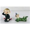 Image 3 : Vintage Elf Pixie Figurine Lot Porcelain