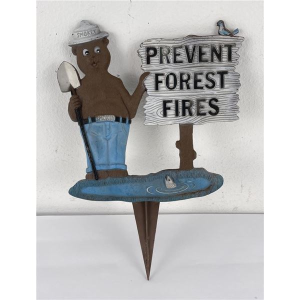 USFS Forest Service Smokey Bear Yard Sign