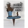 Image 1 : USFS Forest Service Smokey Bear Yard Sign