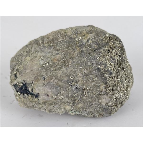 Pyrite Bornite Frosted Quartz Mineral Specimen