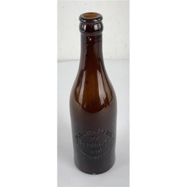 Plymouth Brewing Wisconsin Beer Bottle