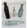 Image 2 : Collection of Antique Bottles Hires Cod Oil