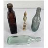 Image 4 : Collection of Antique Bottles Hires Cod Oil