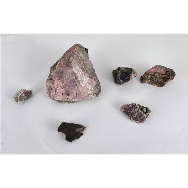 Pink Rhodonite Mineral Specimens Idaho