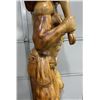 Image 10 : Hand Carved Monkey Pod Wood Indian Statue