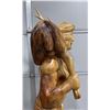 Image 11 : Hand Carved Monkey Pod Wood Indian Statue