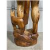 Image 13 : Hand Carved Monkey Pod Wood Indian Statue