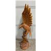 Image 16 : Chainsaw Carved Wood Eagle and Trout