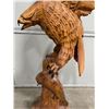 Image 18 : Chainsaw Carved Wood Eagle and Trout