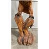 Image 2 : Chainsaw Carved Wood Eagle and Trout