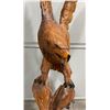 Image 3 : Chainsaw Carved Wood Eagle and Trout