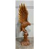 Image 7 : Chainsaw Carved Wood Eagle and Trout