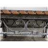 Image 3 : Wrought Iron Oak Slab Coffee Table