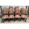 Image 1 : Set of 8 French Renaissance Revival Dining Chairs