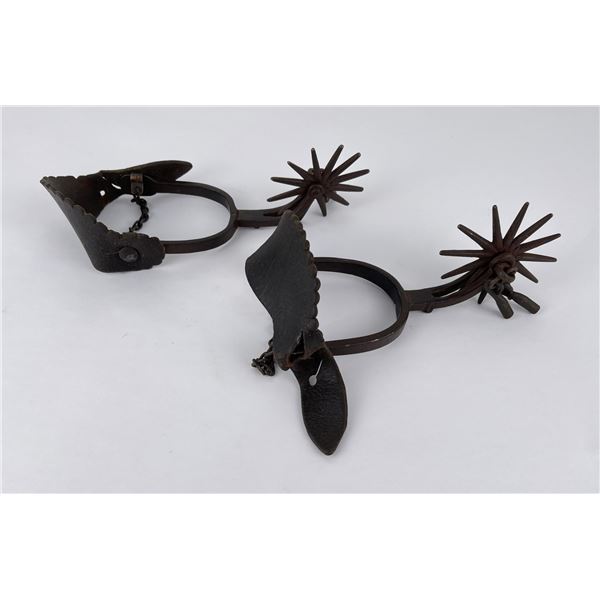 Antique California Transitional Cowboy Spurs
