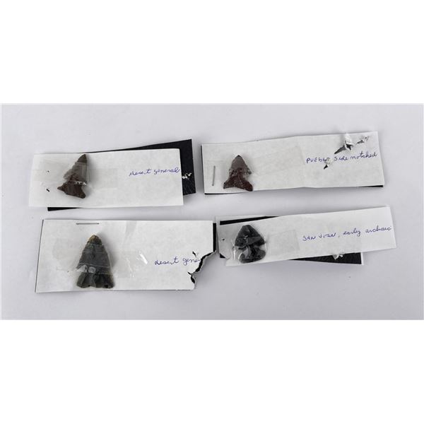 Collection of Pueblo New Mexico Arrowheads