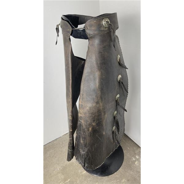 Antique Montana Ranch Made Cowboy Chaps