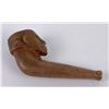 Image 1 : Ancient Iroquois Pottery Trumpet Effigy Pipe
