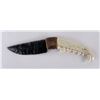 Image 3 : Bo Earls Handmade Obsidian Jaw Handle Knife