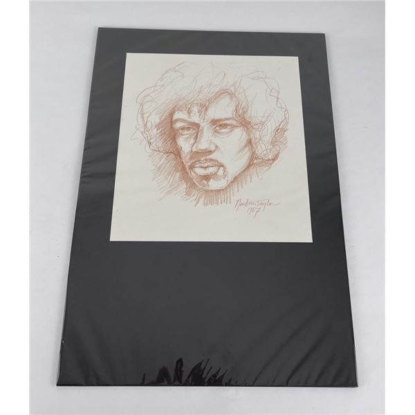 Newbern Taylor Jimi Hendrix Drawing