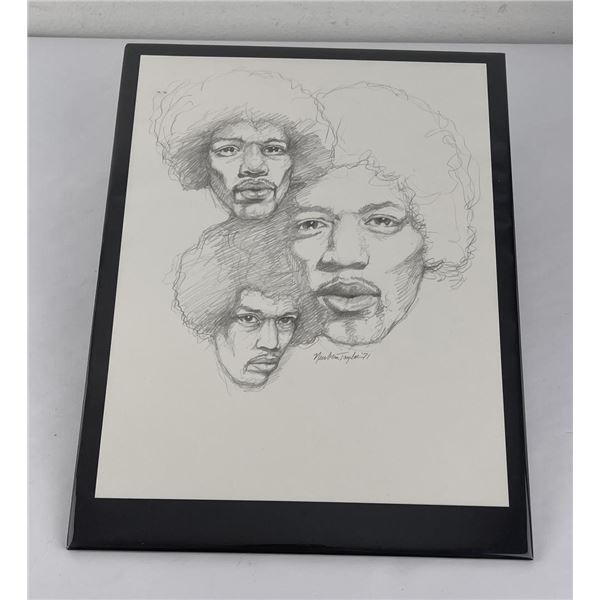 Newbern Taylor Jimi Hendrix Drawing