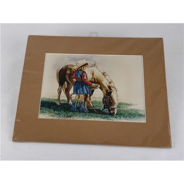 Bruce DeFoor Cowgirl Print