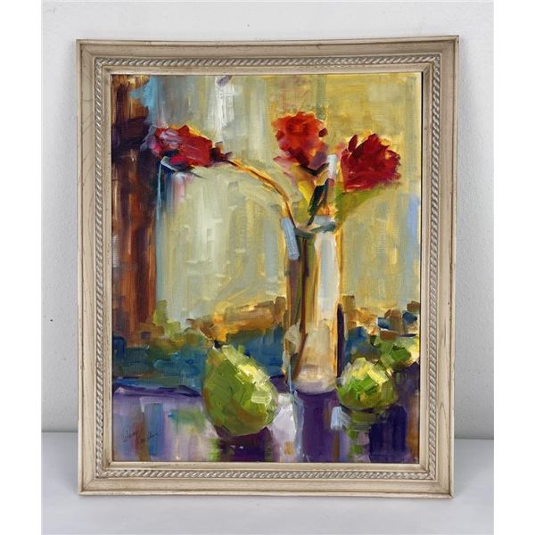 Pam Reeder Oil on Board Painting