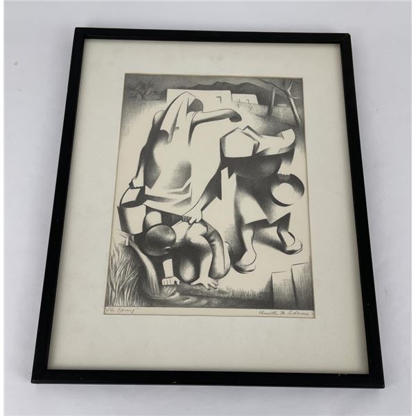 Kenneth Miller Adams Western Print