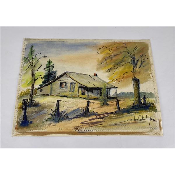 Jocelia Tipton Watercolor Painting Texas