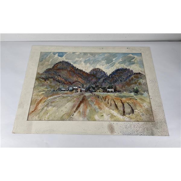 William Rakocy New Mexico Watercolor Painting