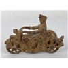 Image 2 : Hubley Cast Iron Motorcycle Cop and Sidecar