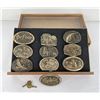 Image 1 : Collection of Bronze Western Belt Buckles