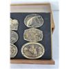 Image 4 : Collection of Bronze Western Belt Buckles