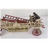 Image 11 : Reproduction Cast Iron Fire Truck Toy