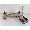Image 1 : Reproduction Cast Iron Fire Truck Toy