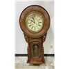 Image 1 : Carved Wood 31 Day Regulator Clock