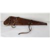 Image 1 : Wool Lined Leather Rifle Scabbard