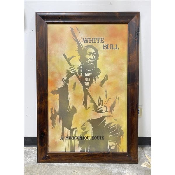 White Bull Indian Print