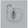 Image 3 : Blue Lace Agate Spire Sterling Silver Necklace