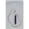 Image 3 : Lapis Lazuli Spire Sterling Silver Necklace