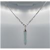 Image 1 : Amazonite Spire Sterling Silver Necklace