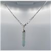 Image 2 : Amazonite Spire Sterling Silver Necklace