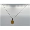 Image 2 : Scrimshaw Unicorn Sterling Silver Necklace