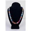 Image 1 : Zuni Heshi Discoidal Necklace Turquoise Coral