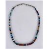 Image 2 : Zuni Heshi Discoidal Necklace Turquoise Coral